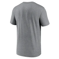 T-shirt de performance Nike Indianapolis Colts Heather Charcoal Property Of Legend pour homme