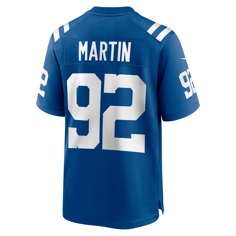 Men's Nike Jacob Martin  Royal Indianapolis Colts Team Game Jersey