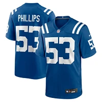 Men's Nike Jacob Phillips  Royal Indianapolis Colts Team Game Jersey