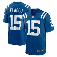 Maillot de match Nike Joe Flacco Royal Indianapolis Colts pour homme