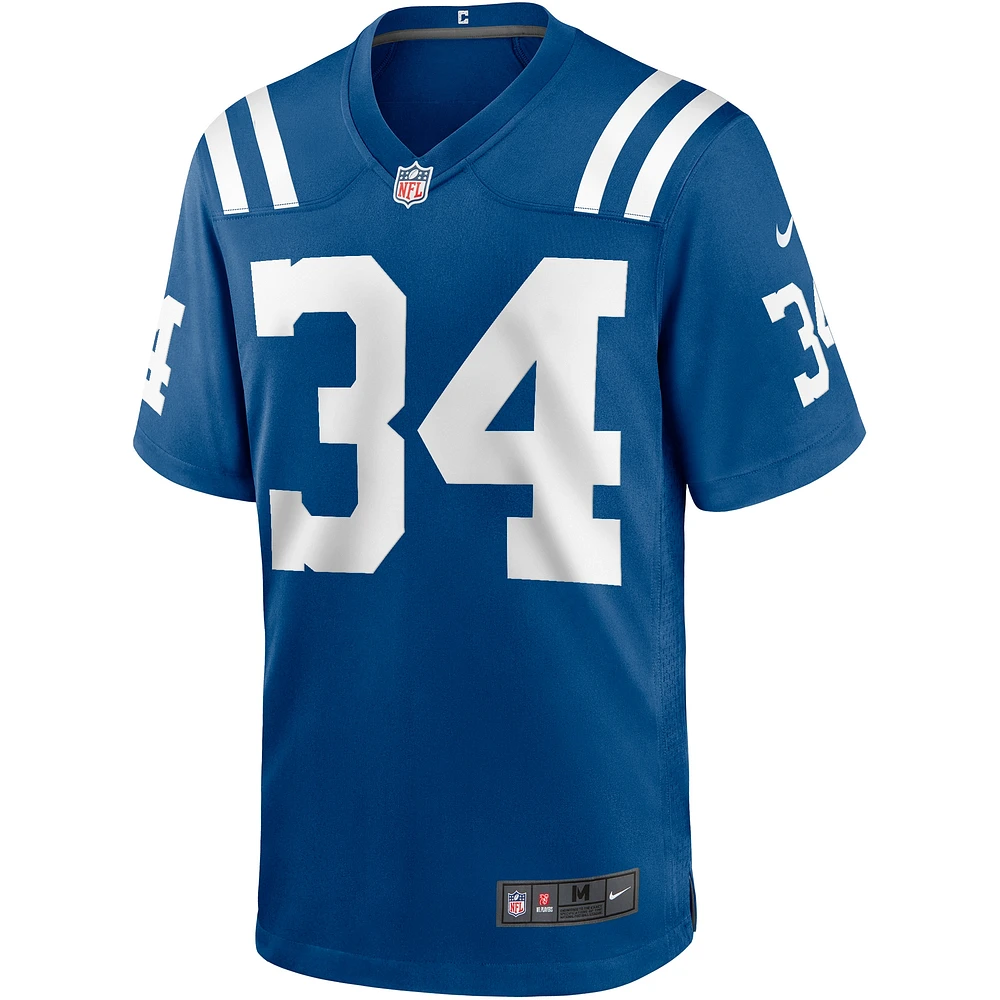 Maillot de joueur retraité Nike Joe Perry Royal Indianapolis Colts Game pour homme