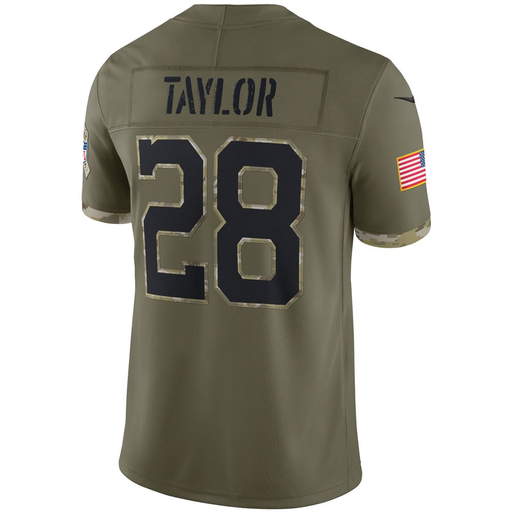 Nike Men's Nike Jonathan Taylor Olive Indianapolis Colts 2022 Salute To  Service Limited Jersey