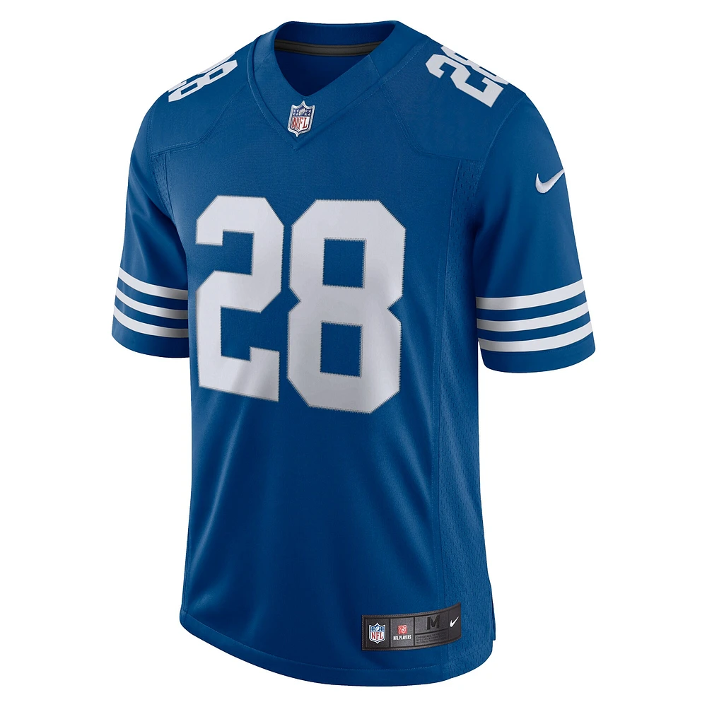 Maillot Nike Jonathan Taylor Royal Indianapolis Colts Alternate Vapor Limited pour homme