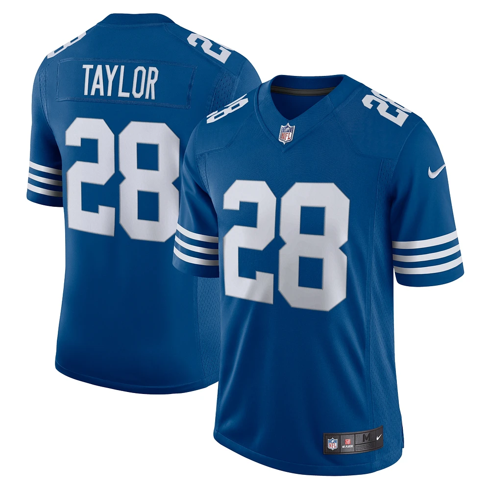 Maillot Nike Jonathan Taylor Royal Indianapolis Colts Alternate Vapor Limited pour homme