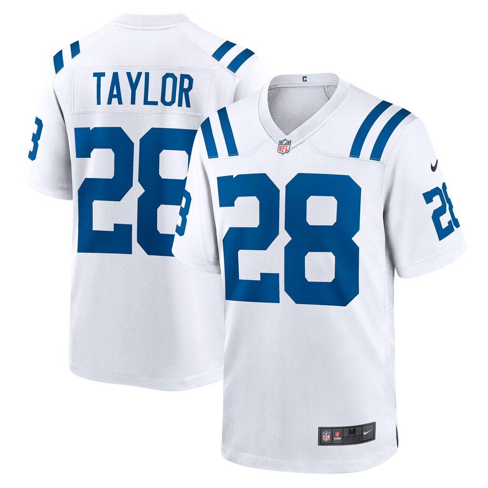 Men's Nike Jonathan Taylor White Indianapolis Colts Player Game Jersey