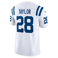 Nike Jonathan Taylor pour homme Blanc Indianapolis Colts Vapor F.U.S.E. Maillot limité