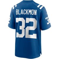 Men's Nike Julian Blackmon Royal Indianapolis Colts Game Jersey