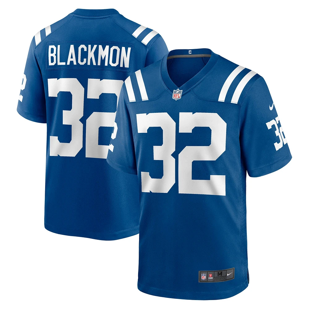 Maillot de match Nike Julian Blackmon Royal Indianapolis Colts pour homme