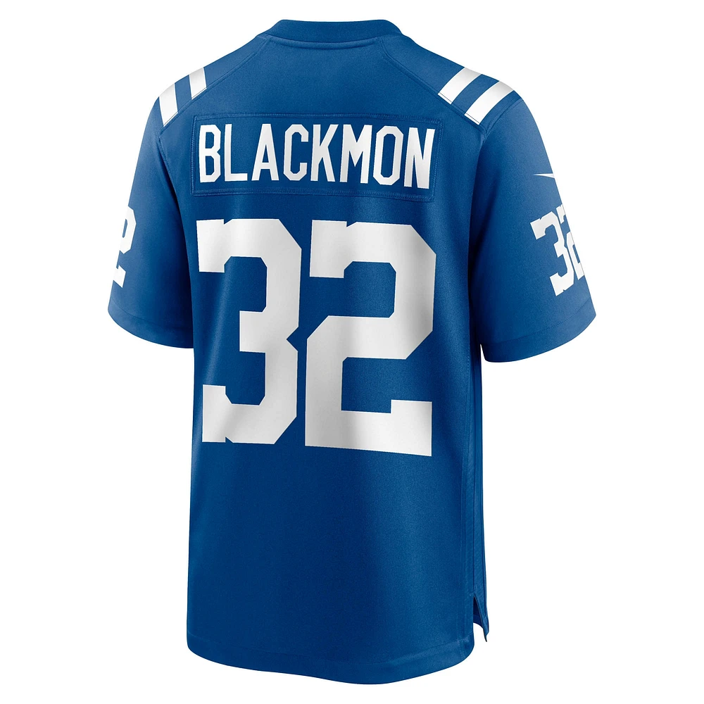 Men's Nike Julian Blackmon  Royal Indianapolis Colts Game Jersey