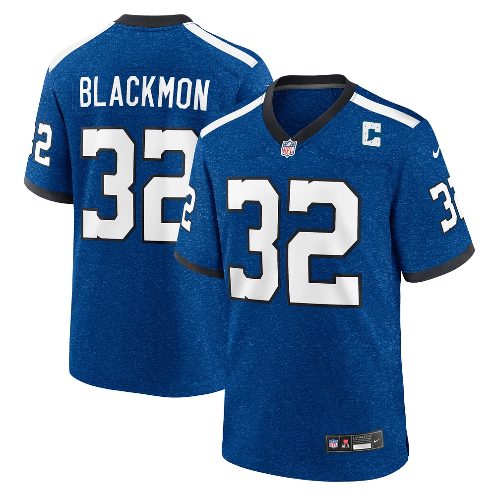 Maillot Nike Julian Blackmon Royal Indianapolis Colts Indiana Nights Alternate Game pour homme