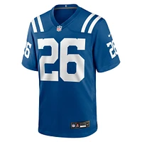 Maillot Nike Khalil Herbert Royal pour homme des Indianapolis Colts