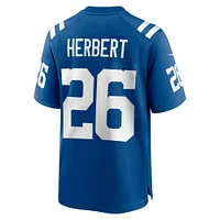 Maillot Nike Khalil Herbert Royal pour homme des Indianapolis Colts