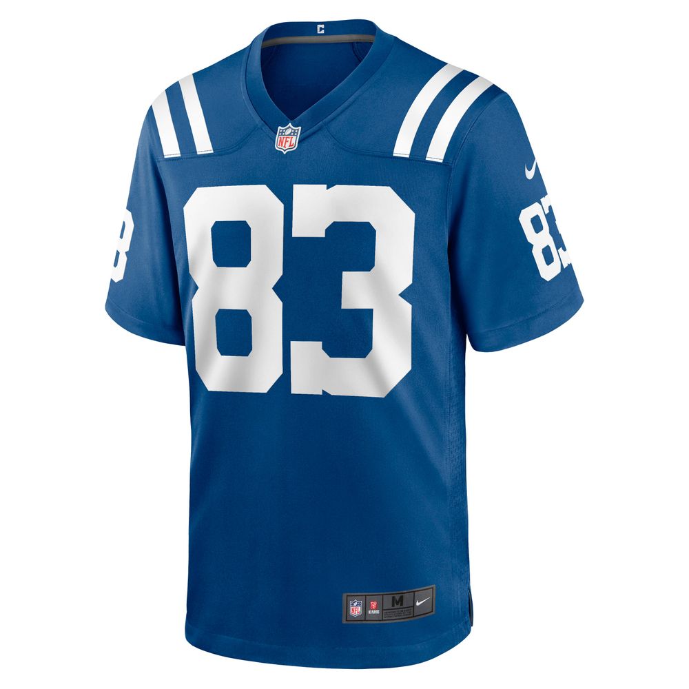 Men's Nike Kylen Granson Royal Indianapolis Colts Game Jersey