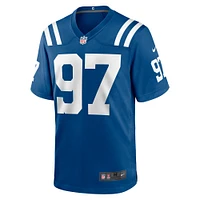 Maillot de jeu joueur Nike Laiatu Latu Royal Indianapolis Colts pour homme