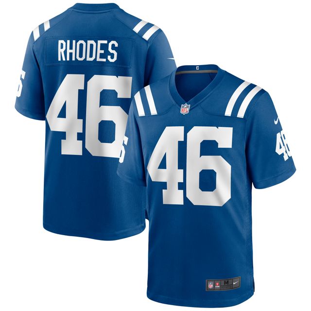 Maillot de match Nike Luke Rhodes Royal Indianapolis Colts pour homme