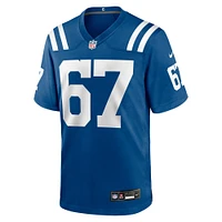 Men's Nike Luke Tenuta  Royal Indianapolis Colts Team Game Jersey