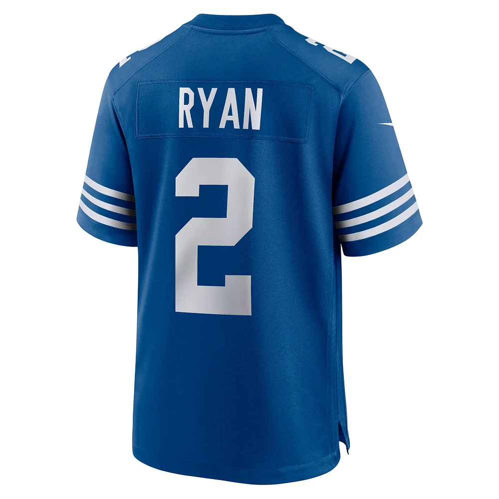 Men's Nike Matt Ryan Royal Indianapolis Colts Alternate Game Jersey