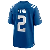 Maillot de match Nike Matt Ryan Royal Indianapolis Colts pour hommes