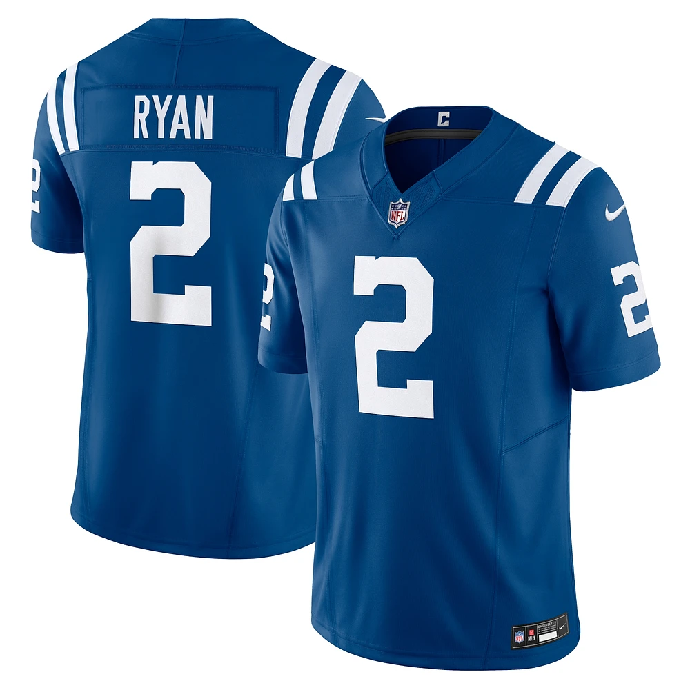 Nike Matt Ryan Royal Indianapolis Colts Vapor F.U.S.E. Maillot limité