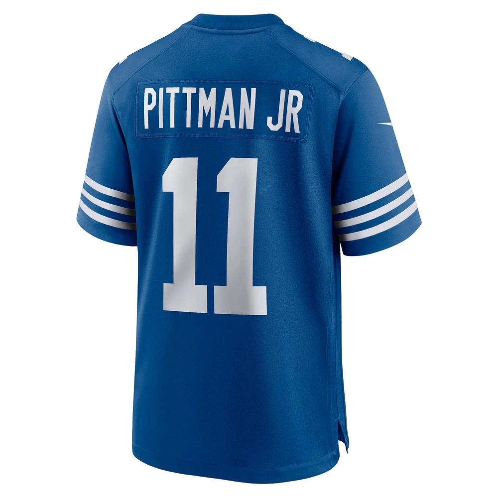 Maillot de match alternatif Nike Michael Pittman Jr. Royal Indianapolis Colts pour homme