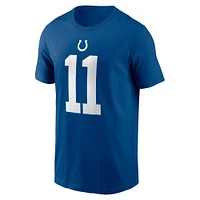 T-shirt Nike Michael Pittman Jr. Royal Indianapolis Colts avec nom et numéro de joueur pour homme