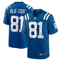 Maillot de match l'équipe Nike Mo Alie-Cox Royal Indianapolis Colts pour homme