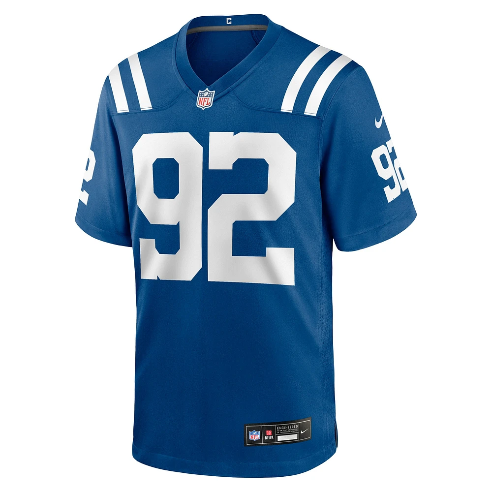 Men's Nike Neville Gallimore  Royal Indianapolis Colts Team Game Jersey