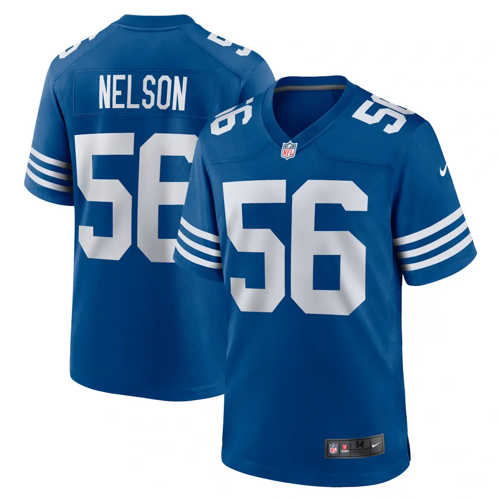 Men's Indianapolis Colts Quenton Nelson Nike Royal Player Game Jersey