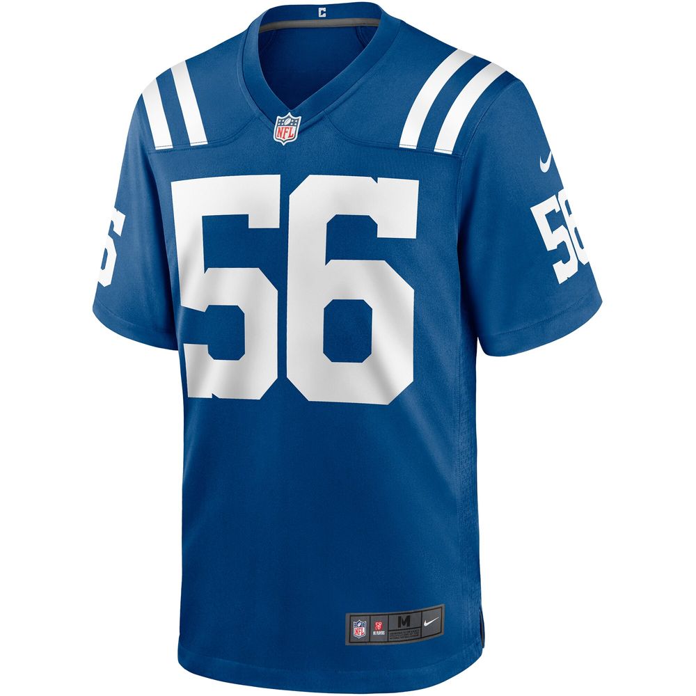 Men's Nike Quenton Nelson Royal Indianapolis Colts Game Player Jersey