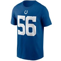 Men's Nike Quenton Nelson Royal Indianapolis Colts Name & Number T-Shirt