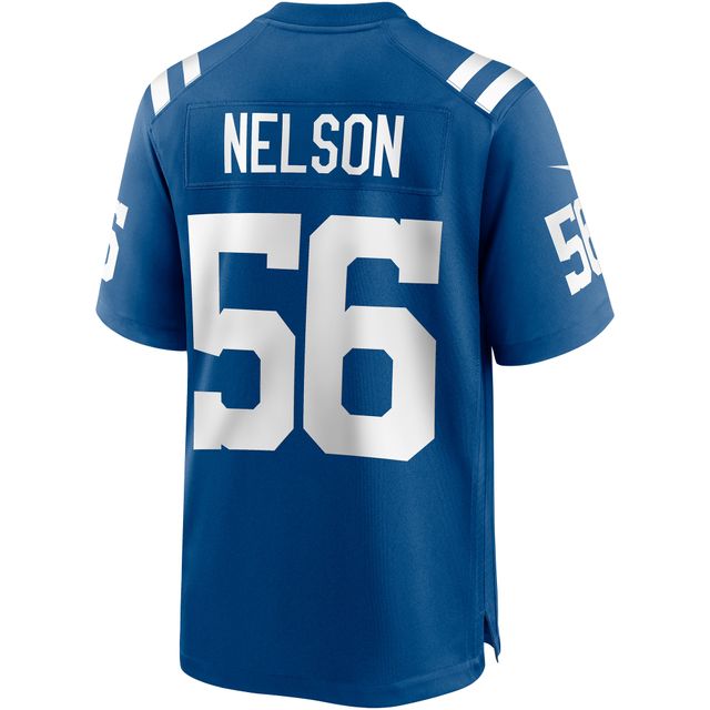 Maillot de match Nike Quenton Nelson Royal Indianapolis Colts pour homme