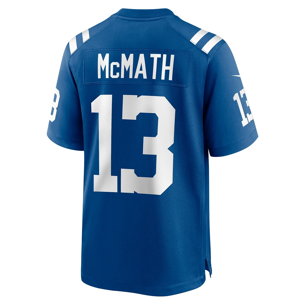 Men's Nike Racey McMath Royal Indianapolis Colts Team Game Jersey