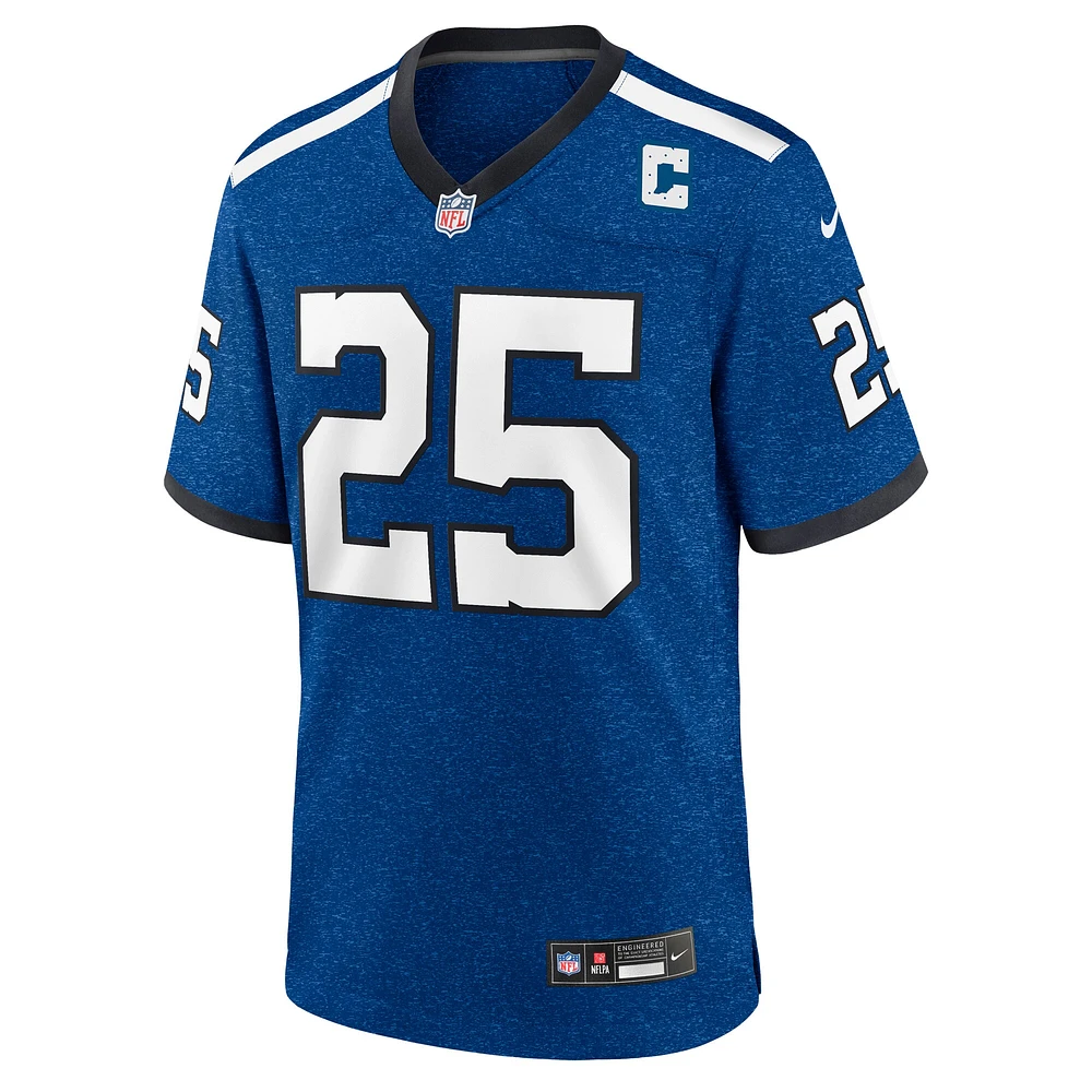 Men's Nike Rodney Thomas II Blue Indianapolis Colts Alternate Game Jersey