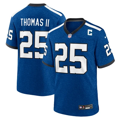 Men's Nike Rodney Thomas II Blue Indianapolis Colts Alternate Game Jersey