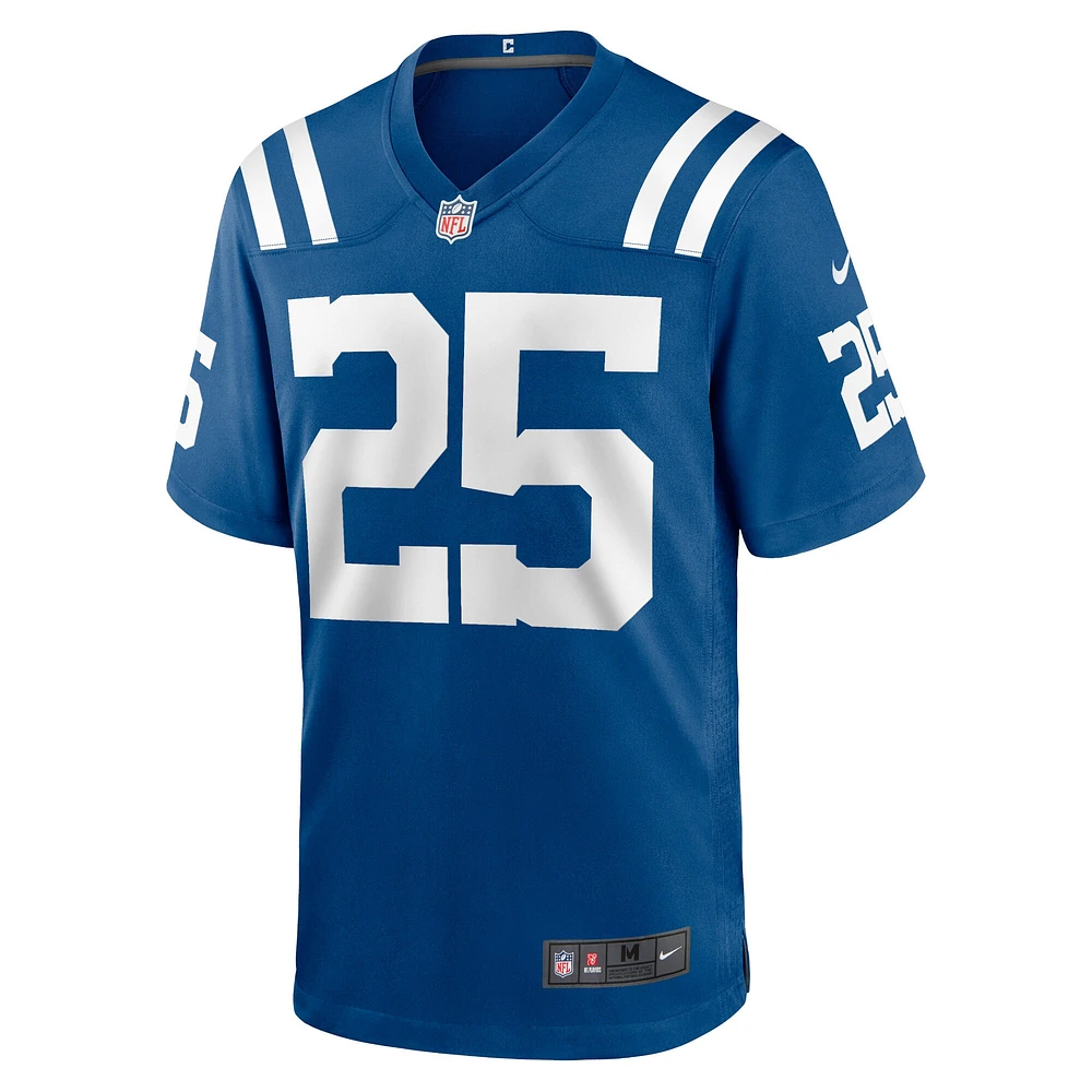 Maillot de joueur match Nike Rodney Thomas II Royal Indianapolis Colts pour homme