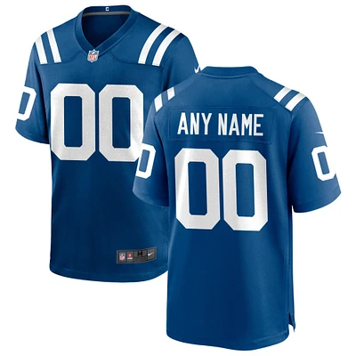 Hommes Nike Royal Indianapolis Colts - Maillot de jeu personnalisé