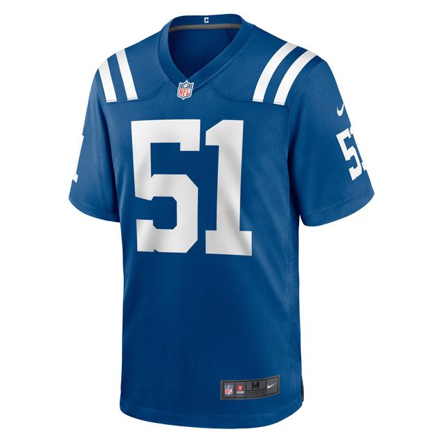 Maillot de match Nike Royal Indianapolis Colts pour homme