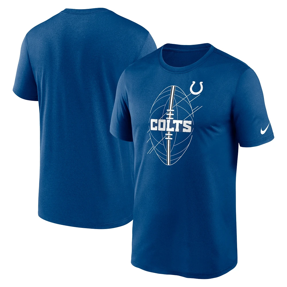 T-shirt de performance Nike Royal Indianapolis Colts Legend Icon pour homme