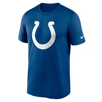 T-shirt de performance Nike Royal Indianapolis Colts Legend Logo pour homme