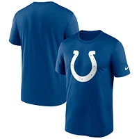 T-shirt de performance Nike Royal Indianapolis Colts Legend Logo pour homme