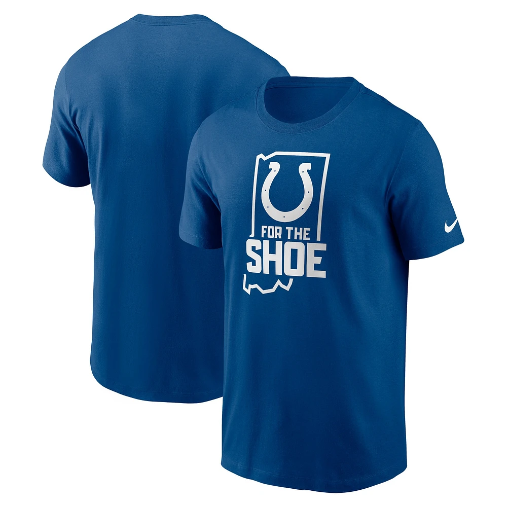 T-shirt à manches courtes Nike Royal Indianapolis Colts pour homme