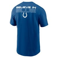 Men's Nike Royal Indianapolis Colts Local Phrase T-Shirt