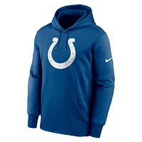 Men's Nike Royal Indianapolis Colts Primary Logo Performance Pullover Hoodie