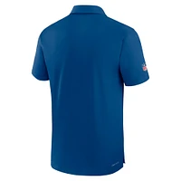 Polo de performance Nike Royal Indianapolis Colts Sideline Coaches pour homme