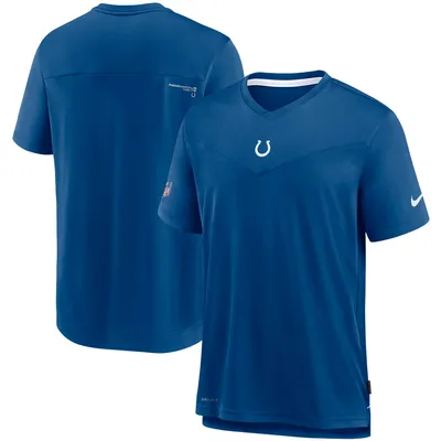 Lids Indianapolis Colts Nike Sideline Coach Chevron Lock Up Long Sleeve  V-Neck Performance T-Shirt - Royal