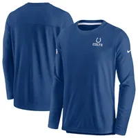 Indianapolis Colts Sideline Men’s Nike Men's Dri-Fit NFL Long-Sleeve Top in Black, Size: Small | 00MB00A98-0BT