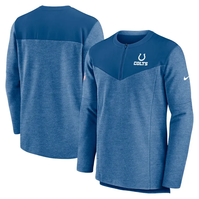 Nike Men's Nike Royal Indianapolis Colts Sideline Half-Zip Hoodie