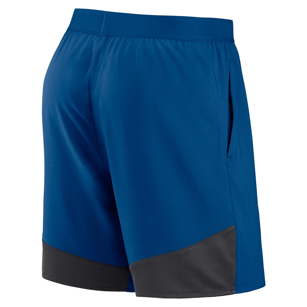 Short de performance extensible Nike Royal Indianapolis Colts pour Homme