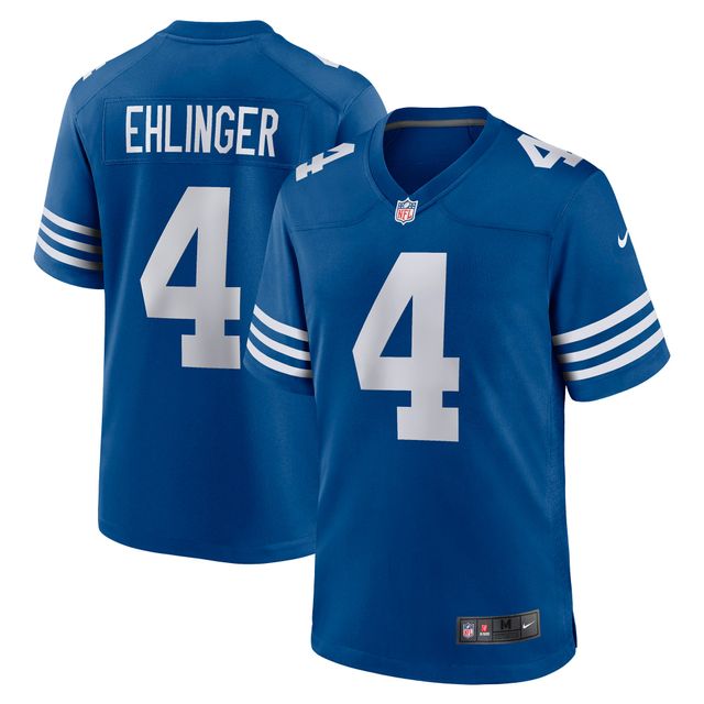 Maillot Indianapolis Colts Game Player Nike Sam Ehlinger pour Homme Bleu