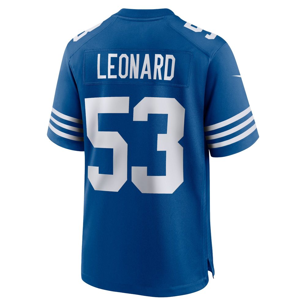 Men's Nike Shaquille Leonard Royal Indianapolis Colts Alternate Game Jersey